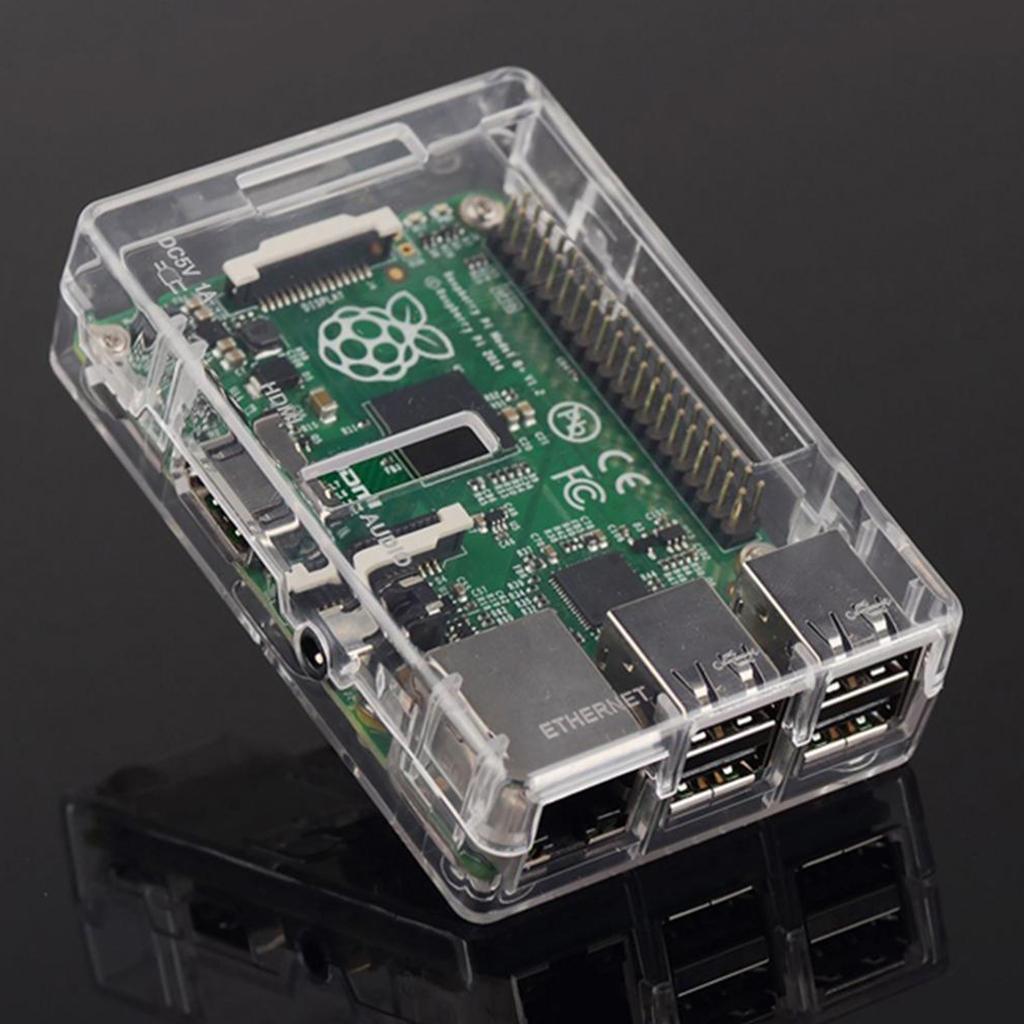 Case Housing Shell Enclosure for the Raspberry Pi Model 3B 2B+ Transparent