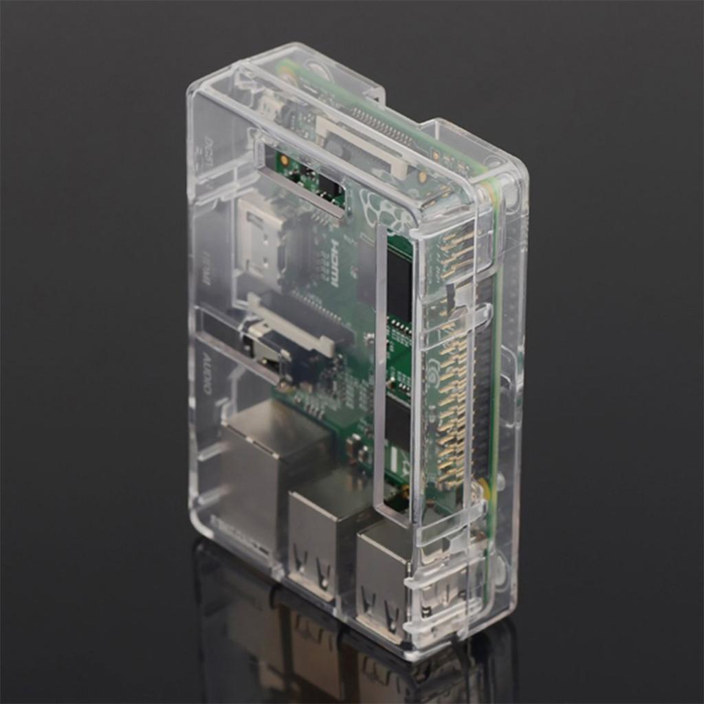 Case Housing Shell Enclosure for the Raspberry Pi Model 3B 2B+ Transparent