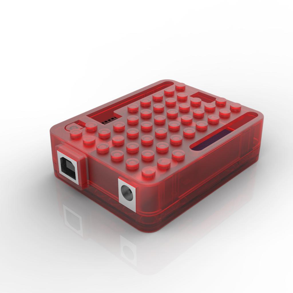 Case Enclosure for Raspberry Pi UNO R3 Model Red