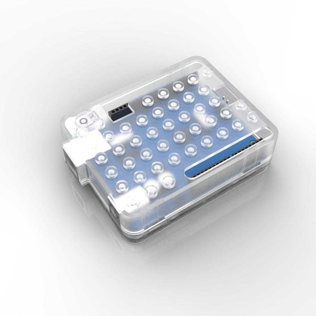 Case Enclosure for Raspberry Pi UNO R3 Model Clear