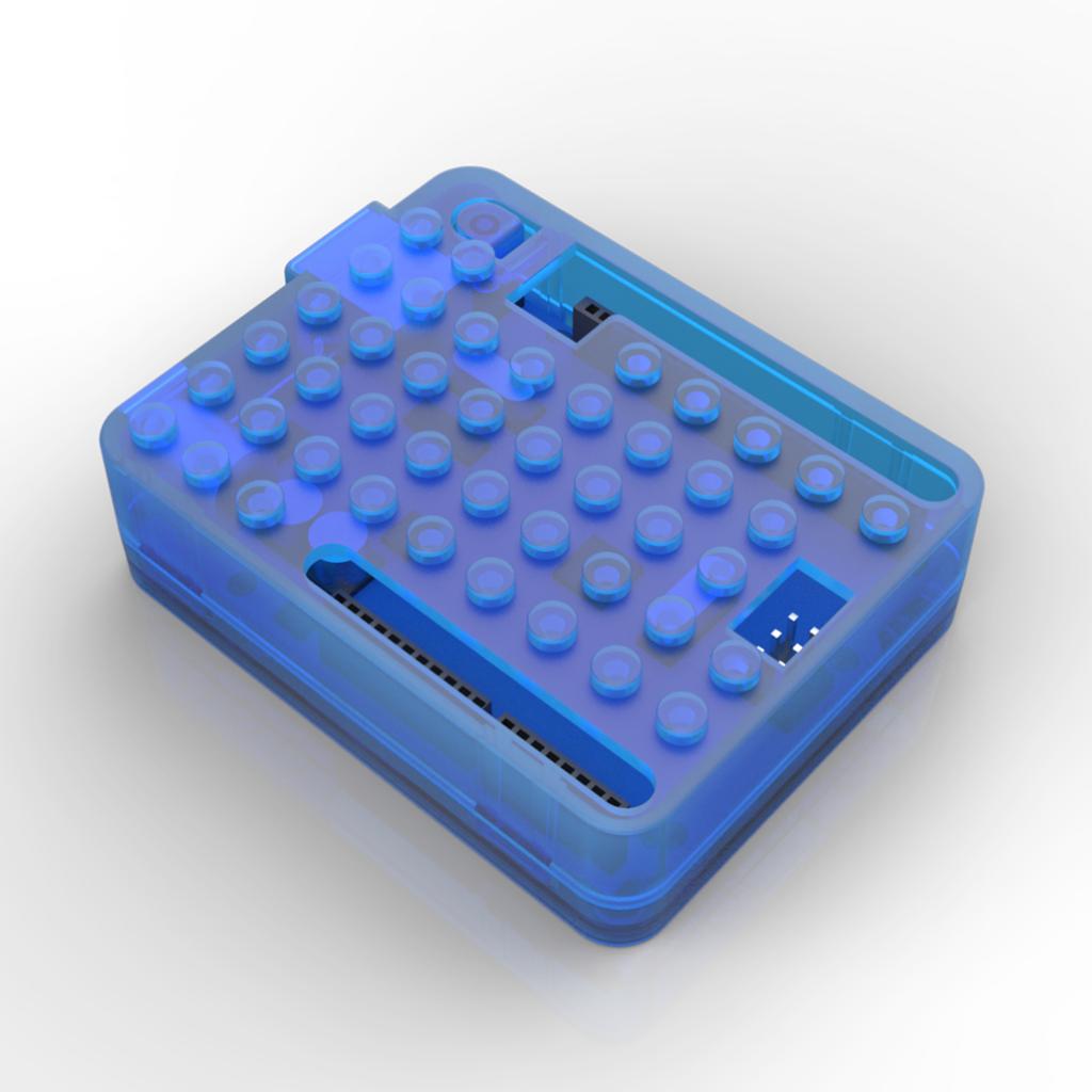 Case Enclosure for Raspberry Pi UNO R3 Model Blue