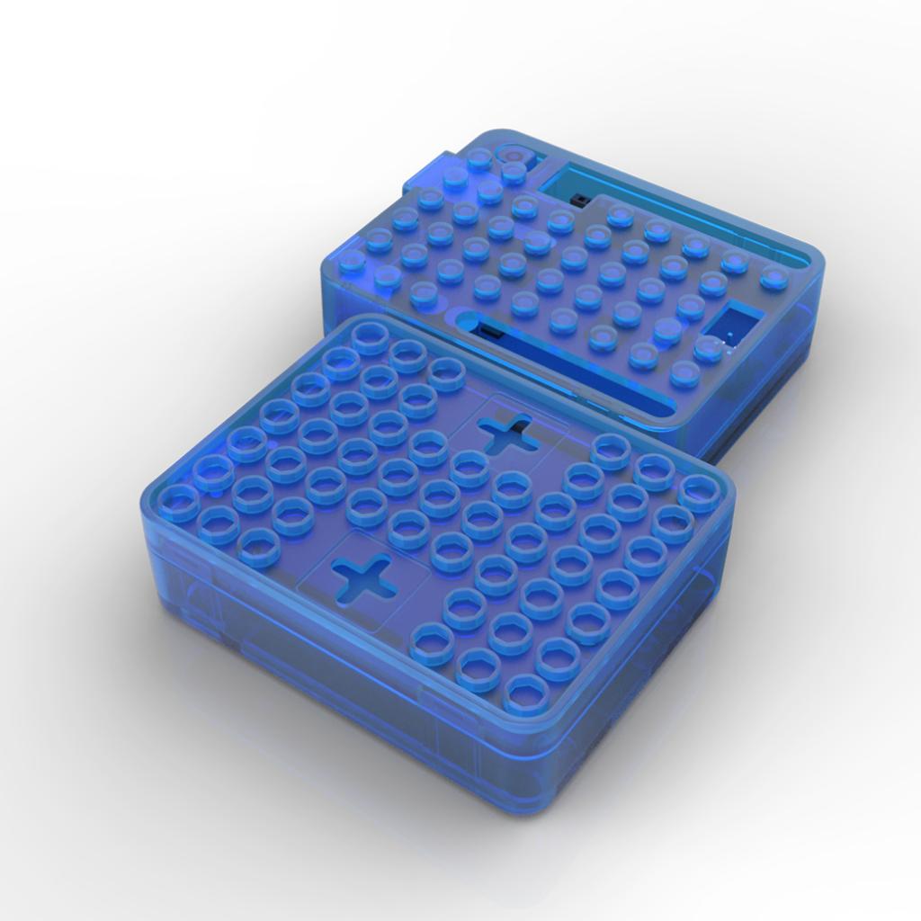 Case Enclosure for Raspberry Pi UNO R3 Model Blue