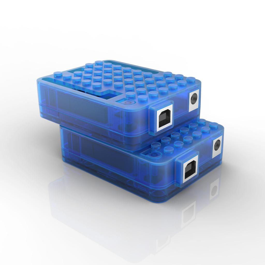 Case Enclosure for Raspberry Pi UNO R3 Model Blue