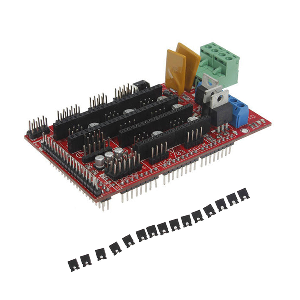 Fully Assembled 3D Printer Controller Board for Ramps 1.4 Arduino MEGA Shield