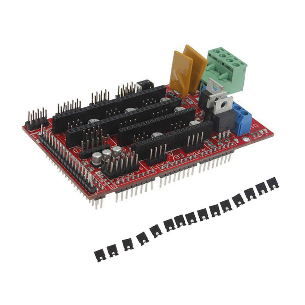 Fully Assembled 3D Printer Controller Board for Ramps 1.4 Arduino MEGA Shield