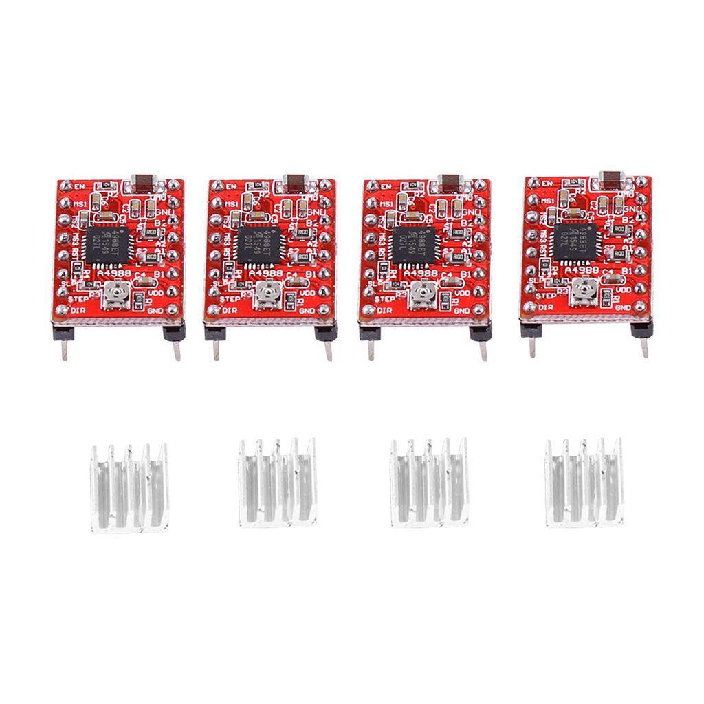 3D Printer Kit with RAMPS 1.4 Controller + Mega 2560 board + 4pcs A4988 Stepper Motor Driver with Heatsink + LCD 2004 Graphic Smart Display Controller
