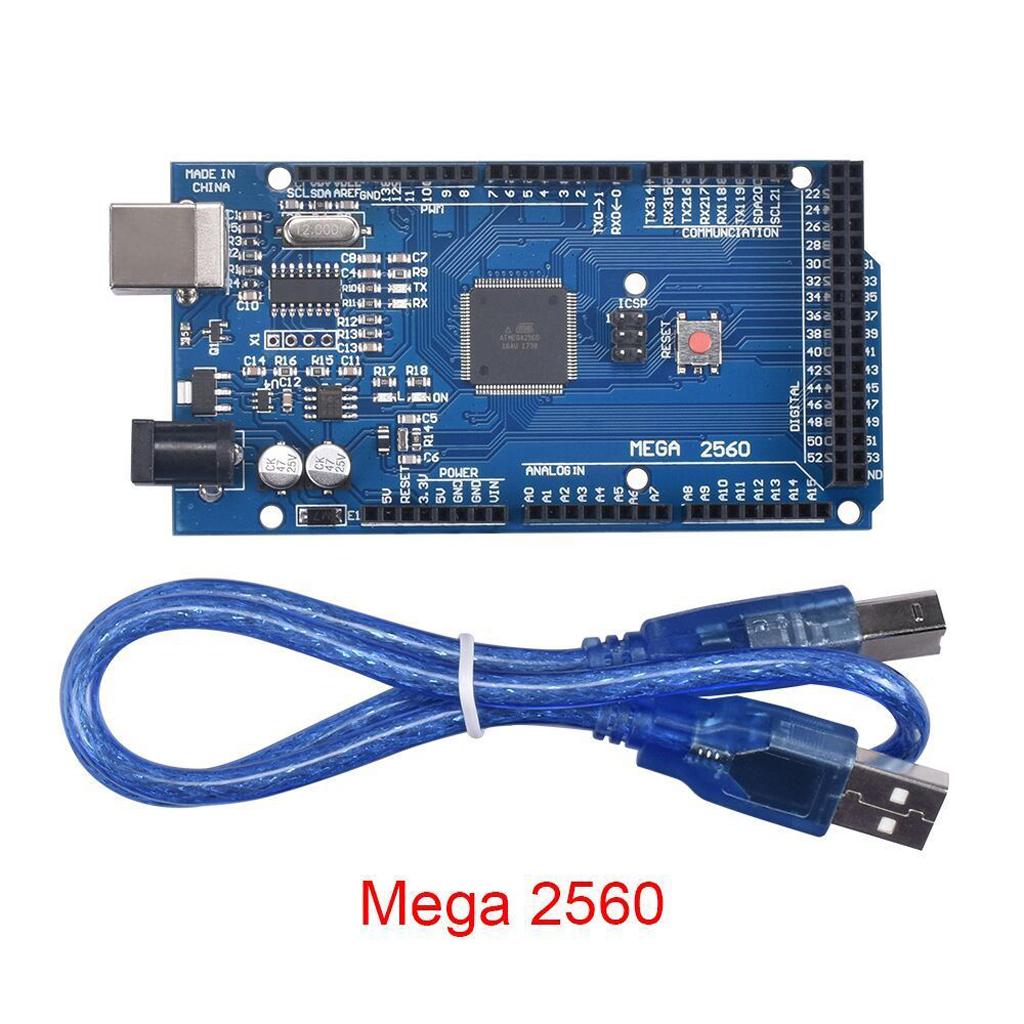 3D Printer Kit with RAMPS 1.4 Controller + Mega 2560 board + 5pcs A4988 Stepper Motor Driver with Heatsink + LCD Graphic Smart Display Controller