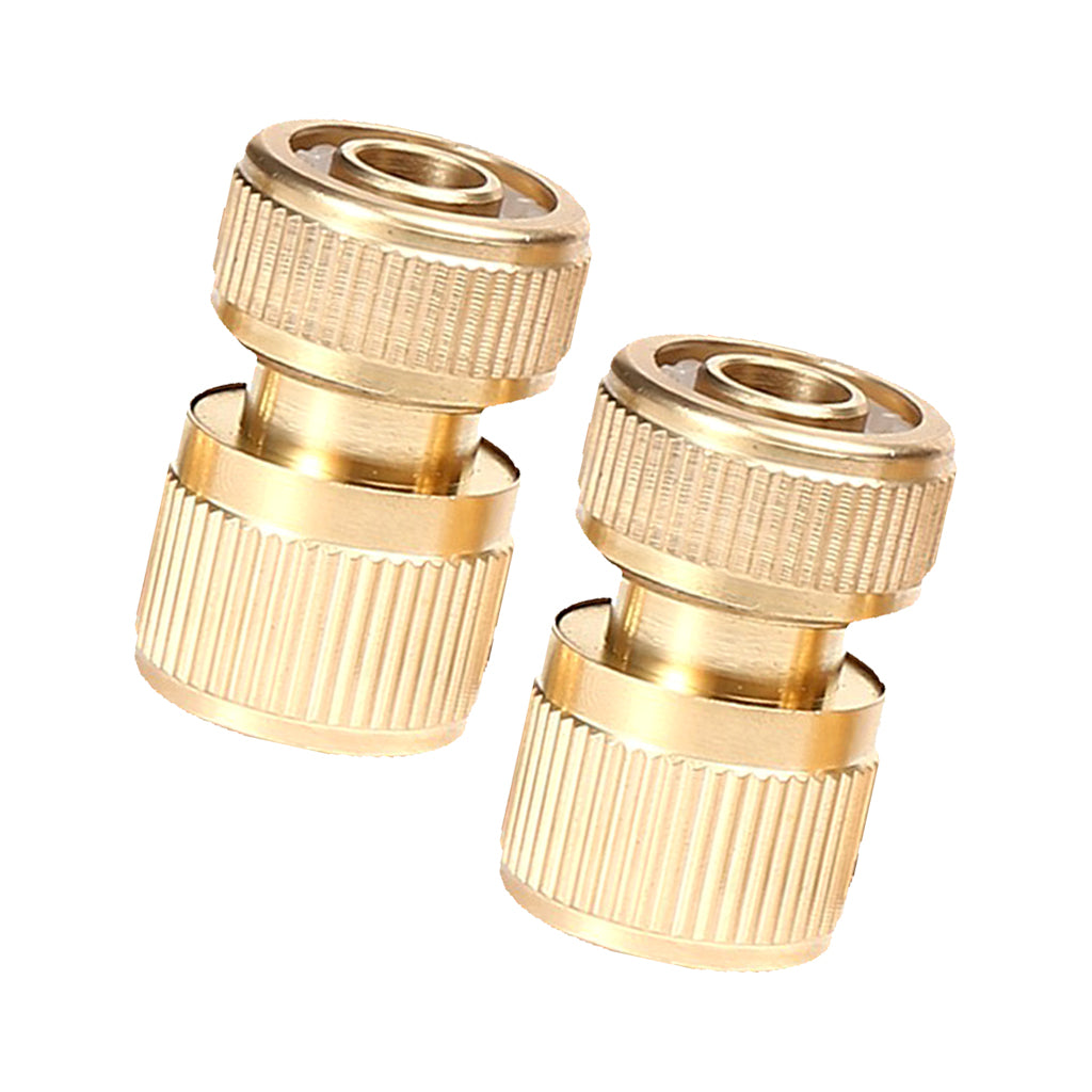 2pcs Expanding Hose Connector Wash Water Fitting Quick Connection M12