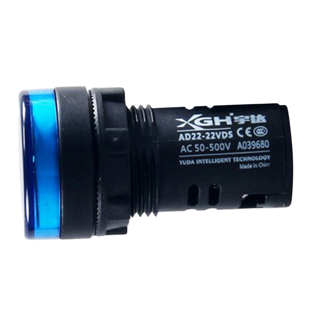 AC Voltage Digital LED Display Voltmeter AC 50 500V Voltage Meter Monitor Volt Detetor Blue