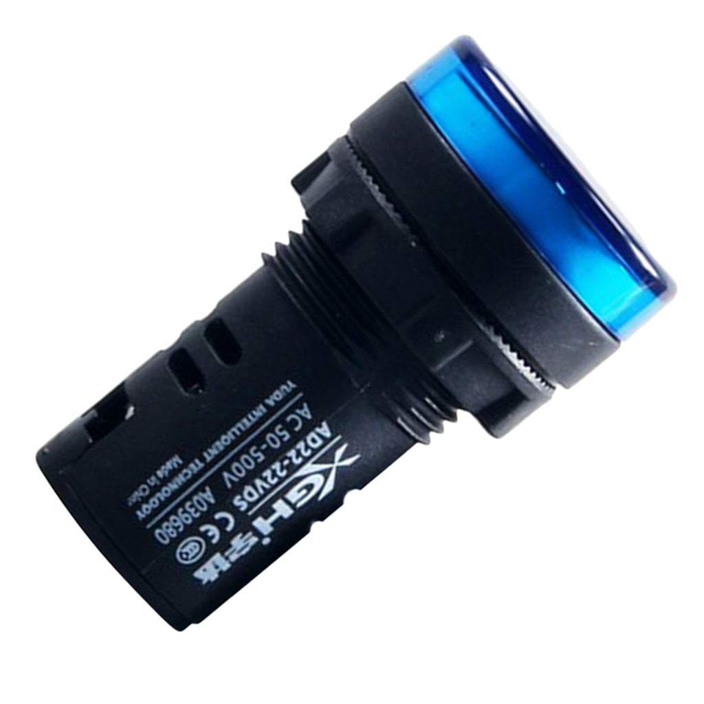 AC Voltage Digital LED Display Voltmeter AC 50 500V Voltage Meter Monitor Volt Detetor Blue