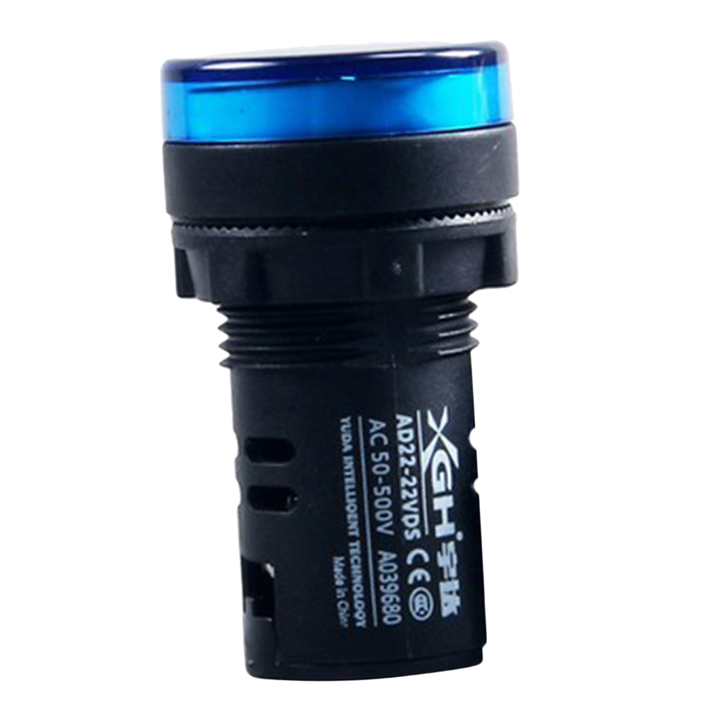 AC Voltage Digital LED Display Voltmeter AC 50 500V Voltage Meter Monitor Volt Detetor Blue