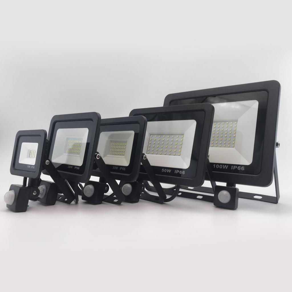 Ultra thin LED Induction Flood Light Outdoor Waterproof Floodlight 10W