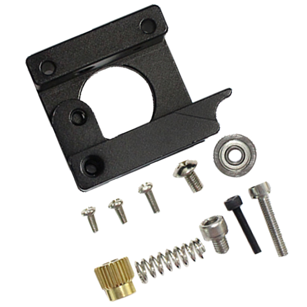 MK8 Aluminum Alloy Black Extruder 3D Printer Accessories DIY Kit Left Hand