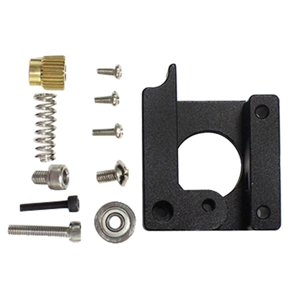 MK8 Aluminum Alloy Black Extruder 3D Printer Accessories DIY Kit Right Hand