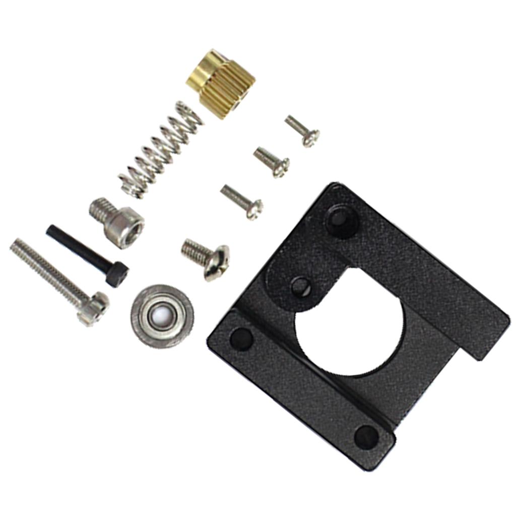 MK8 Aluminum Alloy Black Extruder 3D Printer Accessories DIY Kit Short Hand