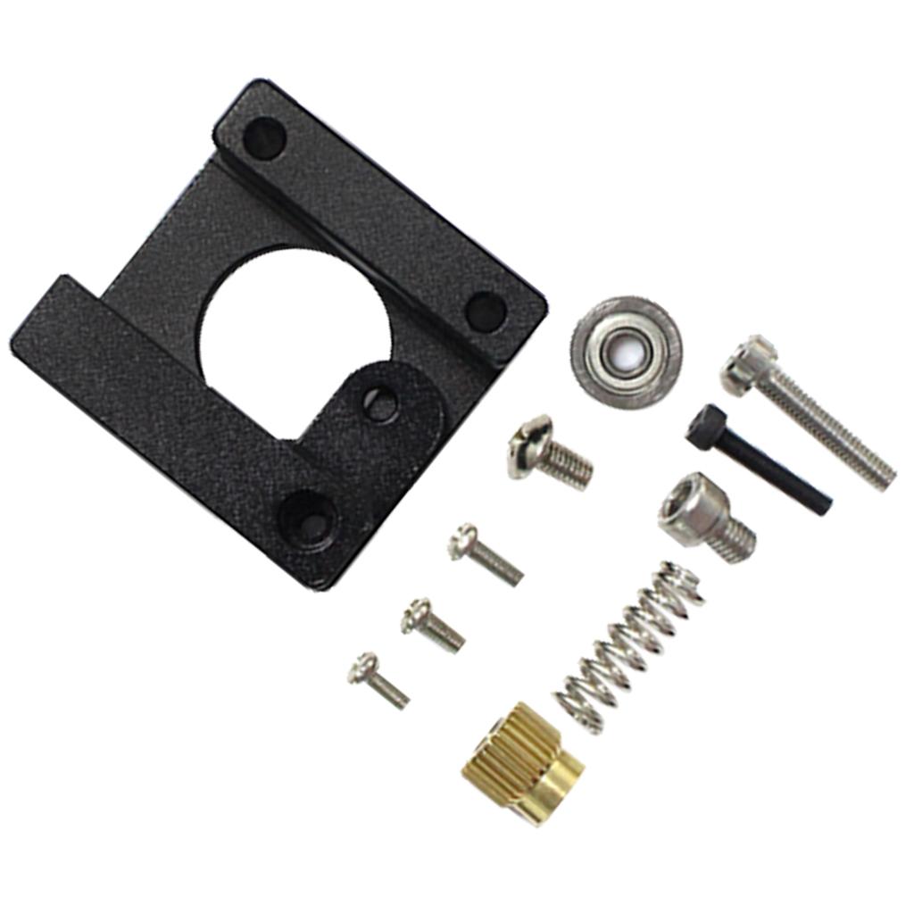 MK8 Aluminum Alloy Black Extruder 3D Printer Accessories DIY Kit Short Hand