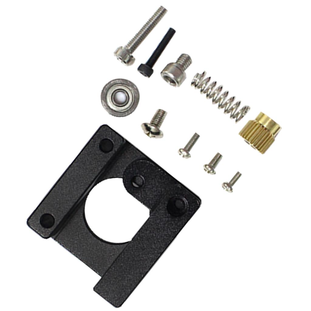 MK8 Aluminum Alloy Black Extruder 3D Printer Accessories DIY Kit Short Hand