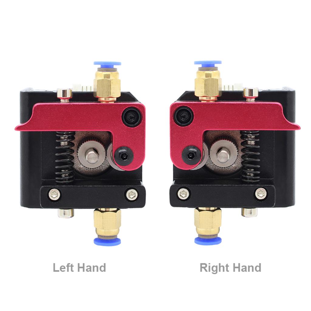 Aluminum Alloy Black Red Extruder with Copper Sheath 3D Printer Left