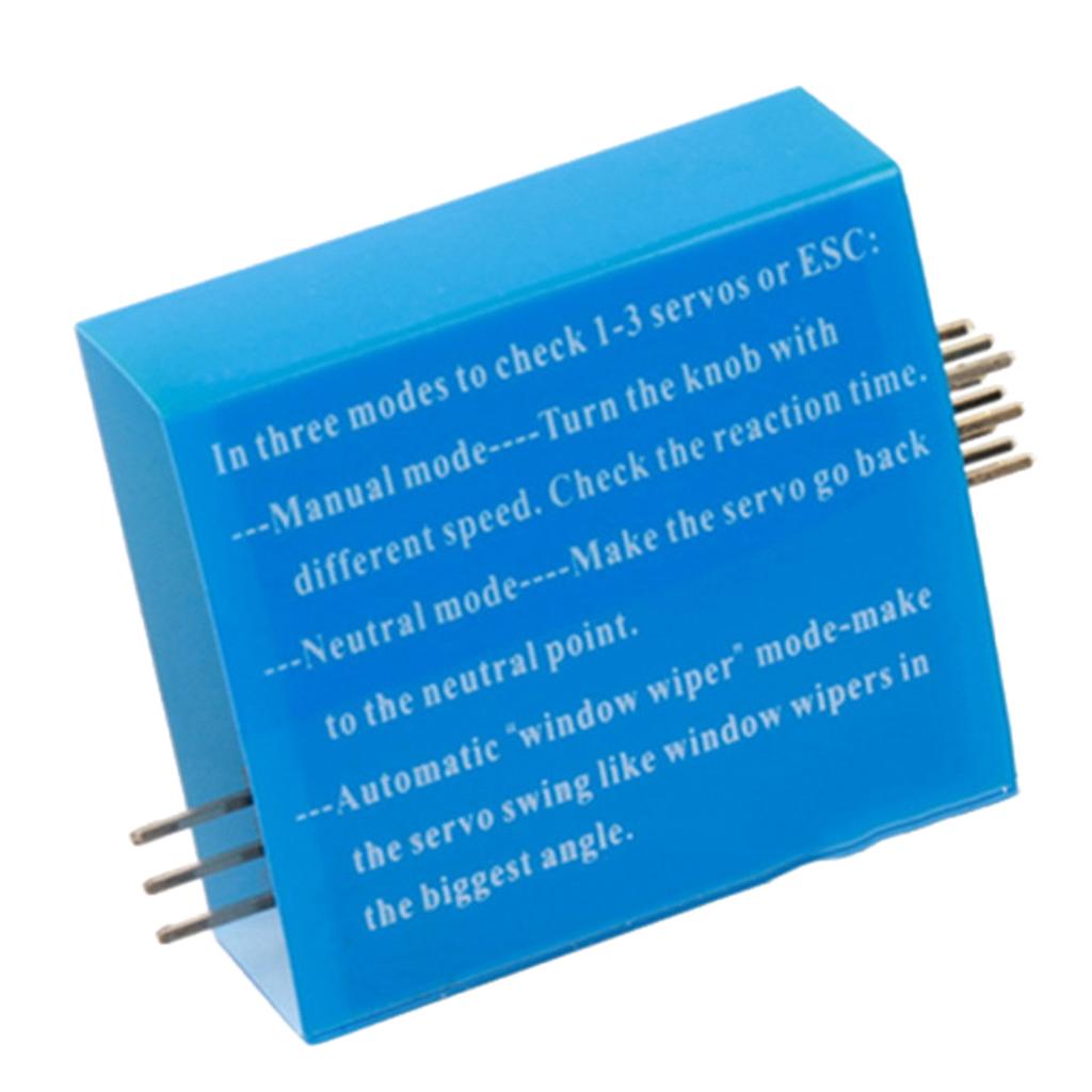 Simple Steering Gear Tester 3 Shift Indicator Light 3 Mode ESC Servo Tester