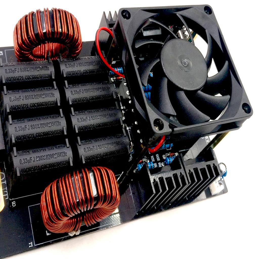 ZVS High Frequency Induction Heating Machine with Copper Coil 1000W