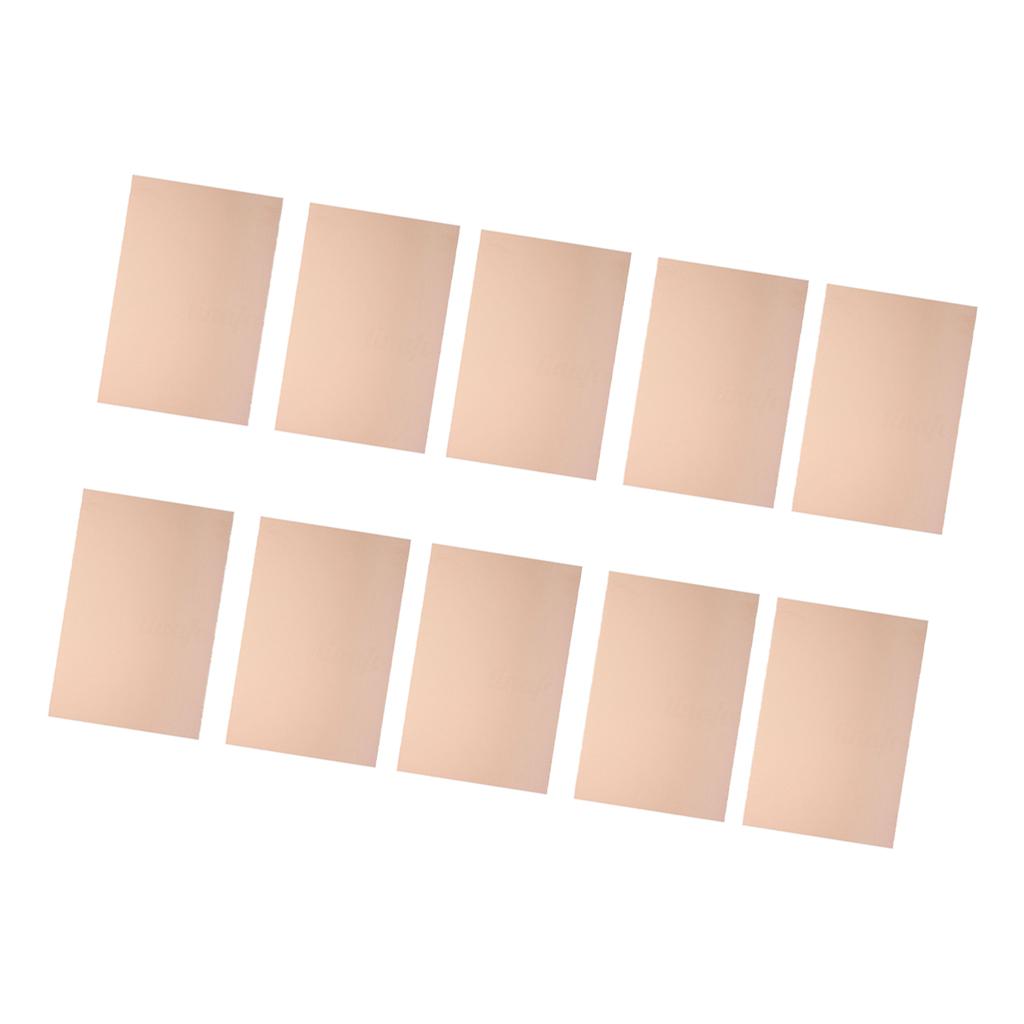 10pcs Copper Clad Plate Laminate PCB Circuit Board 150x100mm Double Sided