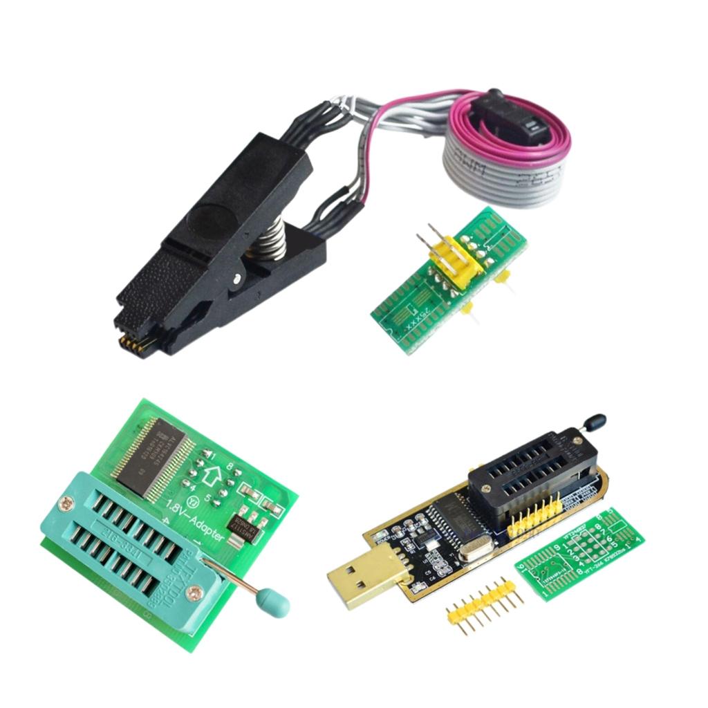 Multifuntion H341A 24 25 Series EEPROM USB 1.8v SOIC8 SOP8 Socket Adapter