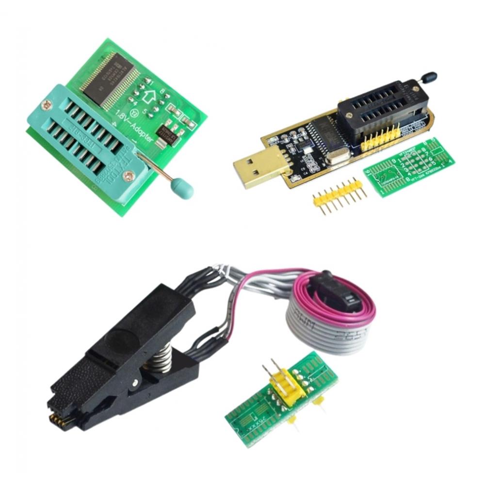 Multifuntion H341A 24 25 Series EEPROM USB 1.8v SOIC8 SOP8 Socket Adapter