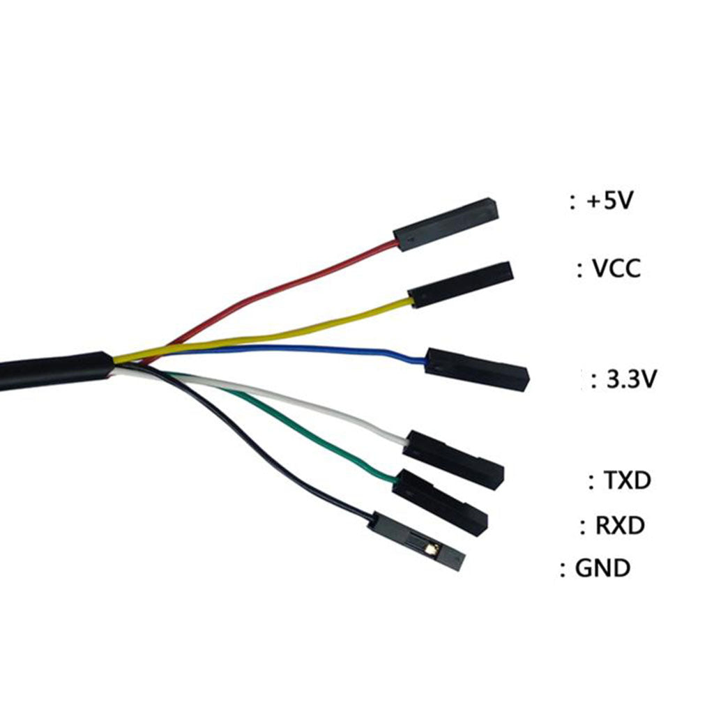 USB to TTL Serial Cable 3.3V Converter Adapter TX RX Signal Female Socket