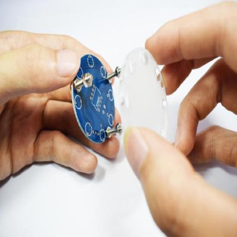 DIY LED Cylinder Kit Christmas Star w/ 23 Breathing Effect Decor Green