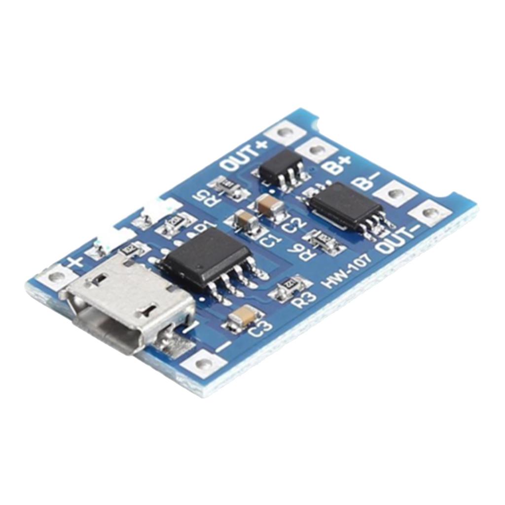 3.7 4.2V 18650 Lithium Battery Charger Module Board with Dual Protection