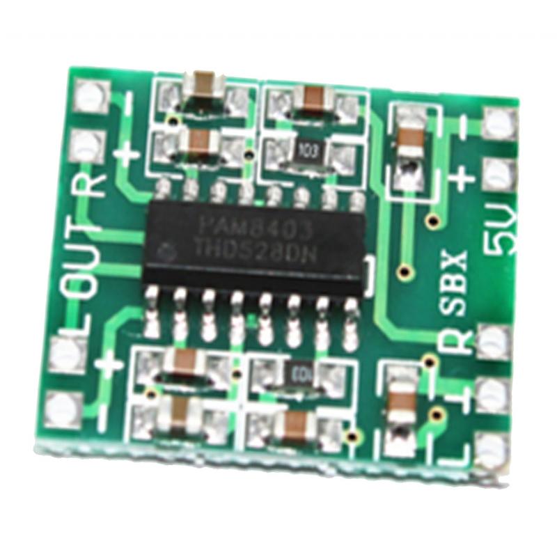 Super Mini PAM8403 DC 5V 2 Channel USB Digital Audio Amplifier Board Module