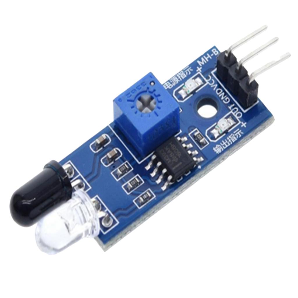 IR Infrared Obstacle Avoidance Sensor Module, Object Detector for Arduino
