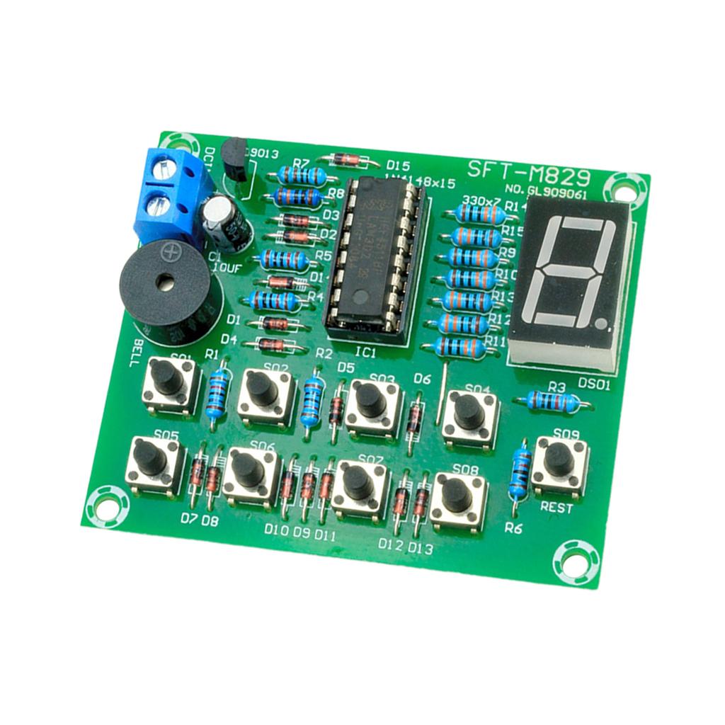 8 Channel CD4511 Electronic DIY Kit Electronic Skills Evaluation Competition