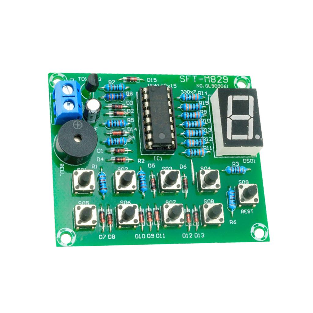 8 Channel CD4511 Electronic DIY Kit Electronic Skills Evaluation Competition