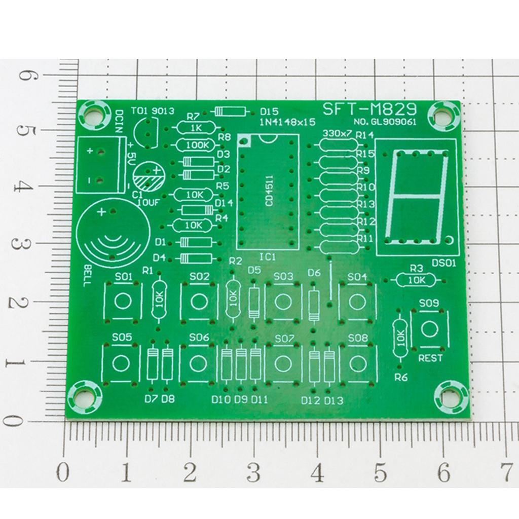 8 Channel CD4511 Electronic DIY Kit Electronic Skills Evaluation Competition