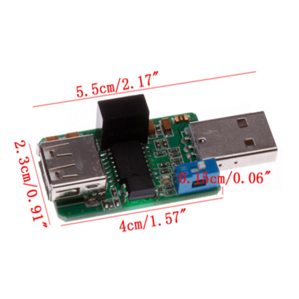 USB To USB Isolator 1500V ADUM4160 / ADUM3160 Module Low / High Speed Switch