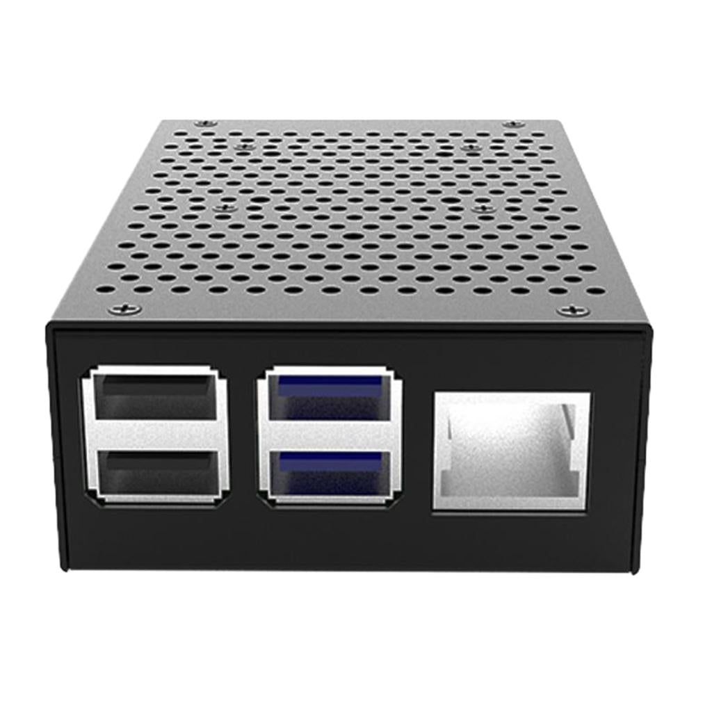 Protector Cooling Shell Cover Case Enclosure for Raspberry Pi 4B Mainboard