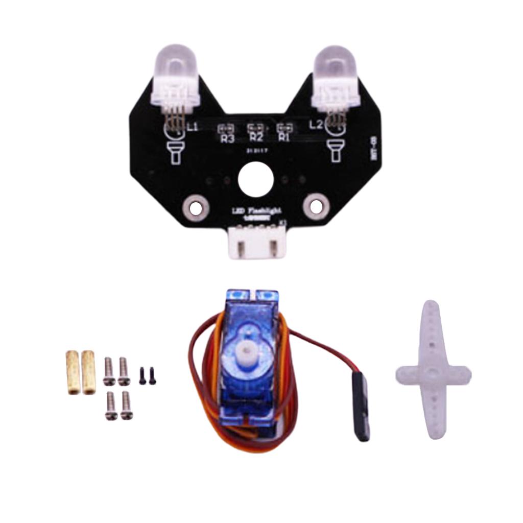 5mm / 10mm RGB LED Module Brightness Light Board 10mm LED Light Servo Mount