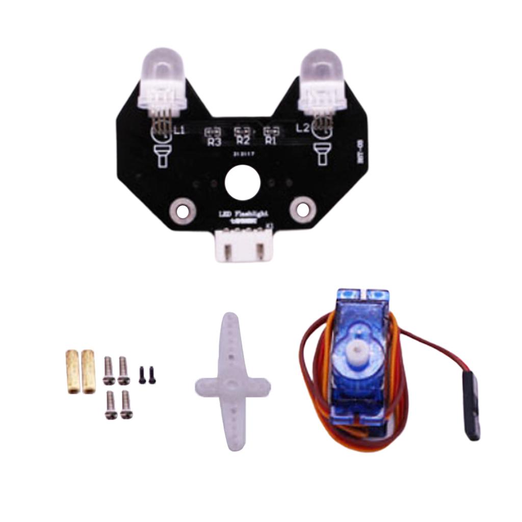 5mm / 10mm RGB LED Module Brightness Light Board 10mm LED Light Servo Mount