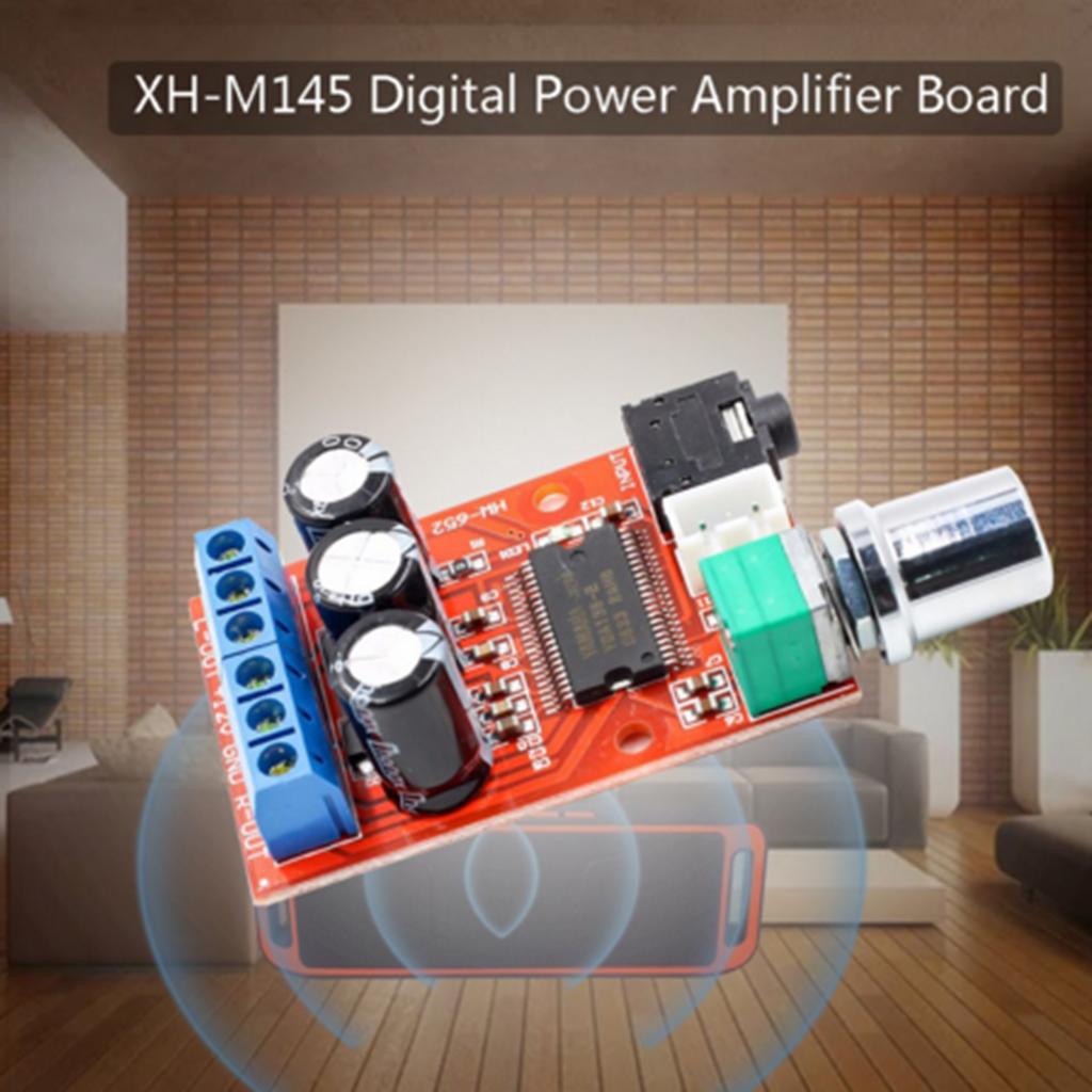 12W+12W XH M145 Dual Channel Digital Audio Amplifier Class D Power Board