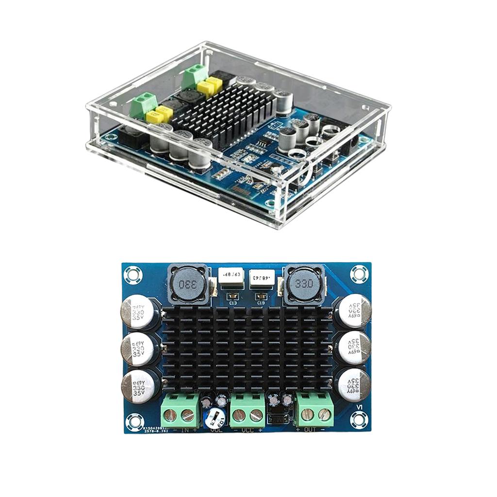 120W X2 Bluetooth TPA3116D2 Audio Receiver Digital Amplifier with case