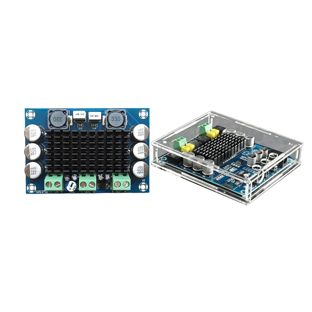 120W X2 Bluetooth TPA3116D2 Audio Receiver Digital Amplifier with case