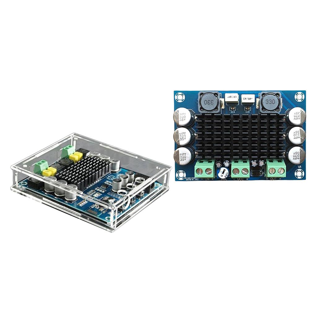 120W X2 Bluetooth TPA3116D2 Audio Receiver Digital Amplifier with case