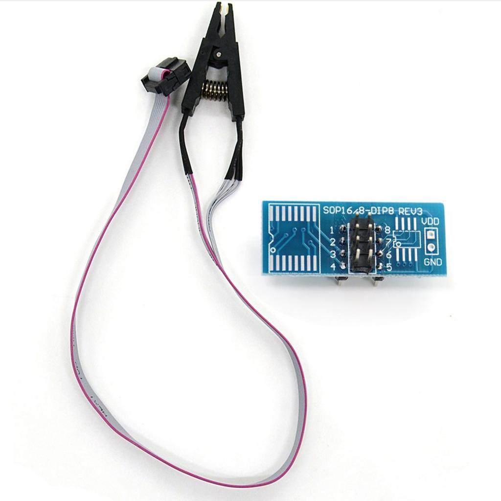 ZP2019 High Speed USB SPI Programmer Socket Support 24 25 93 EEPROM Bios