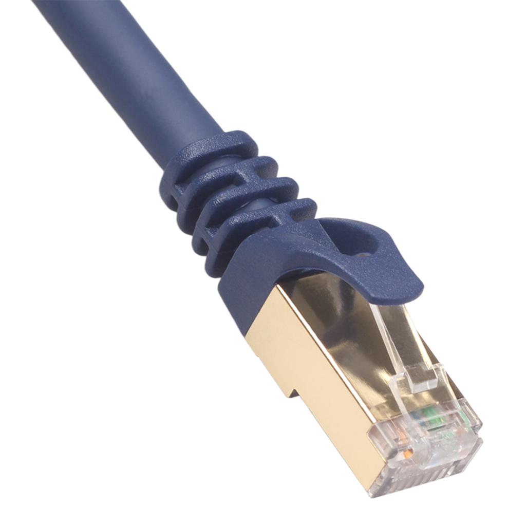 1x CAT8 Ethernet Patch Cable Internet Network Cable with RJ45 Connector 7.6m