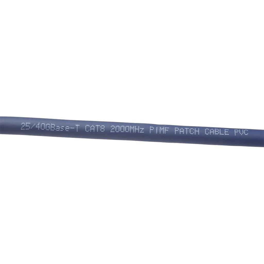 1x CAT8 Ethernet Patch Cable Internet Network Cable with RJ45 Connector 7.6m