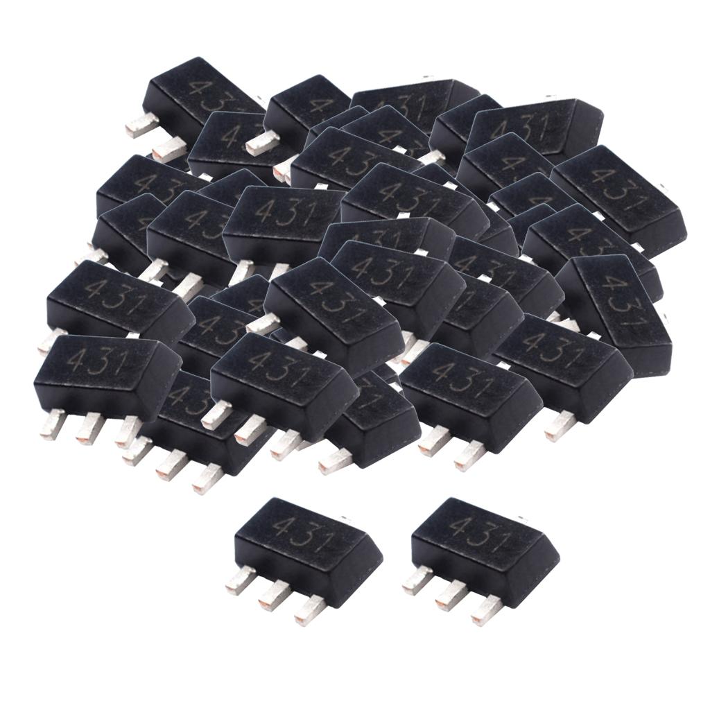 100Pcs SMT transistor TL431 431 sot 23 0.5% stabilized voltage transistor