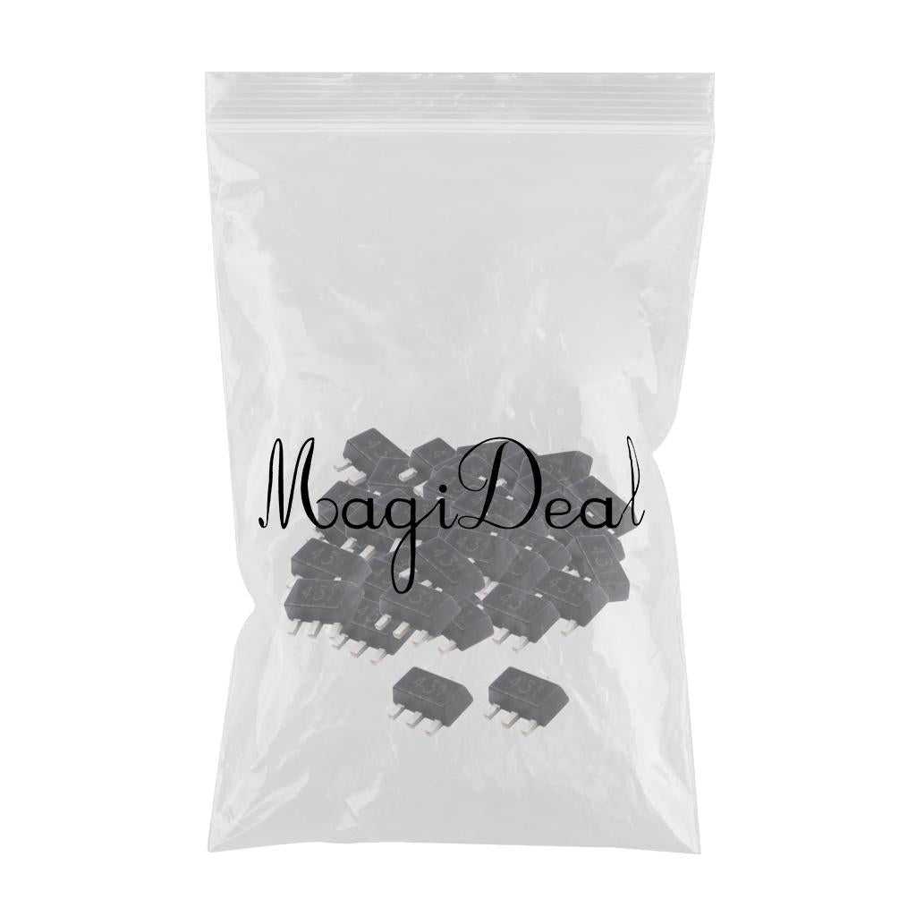 100Pcs SMT transistor TL431 431 sot 23 0.5% stabilized voltage transistor