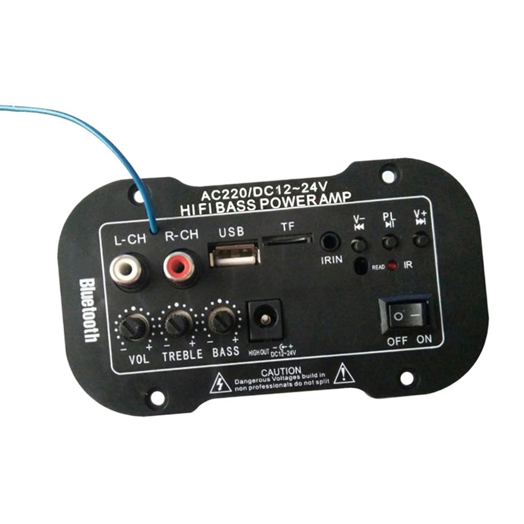 Automobile Bass Subwoofer High Power Amplifier Board with Bluetooth 12V24V