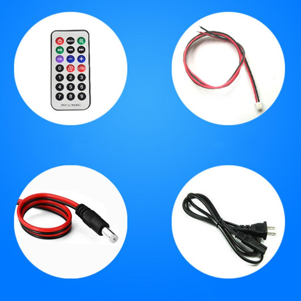 Automobile Bass Subwoofer High Power Amplifier Board with Bluetooth 12V24V